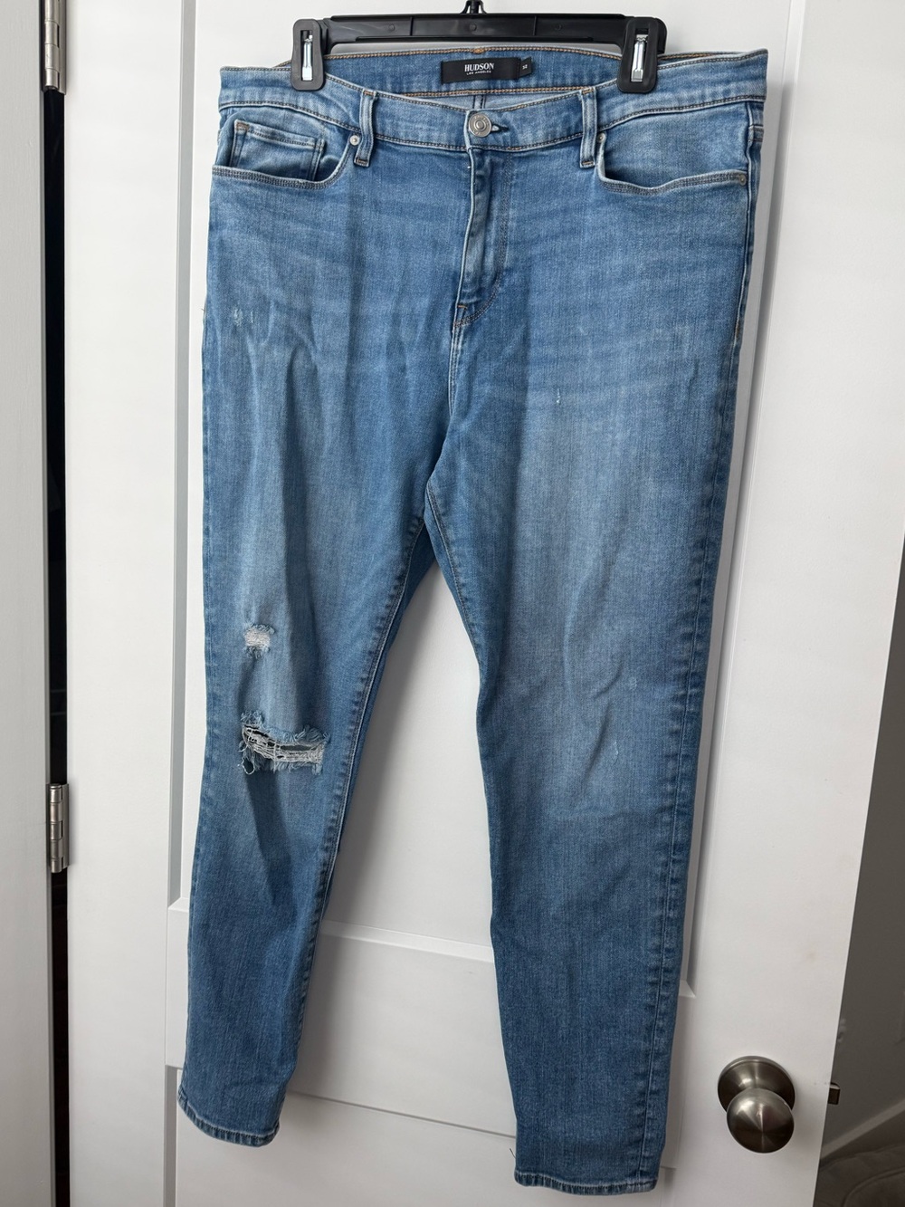 Women’s Size 32 Distressed Straight Leg Jeans